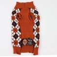 thumbnail image 2 of GHSDFBB Thanksgiving Dog Sweaters for Large Dogs, Argyle Fall Winter Pet Clothes, XL (Back Length 18), 2 of 3