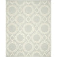 thumbnail image 3 of SAFAVIEH Cambridge Jessika Geometric Wool Area Rug, Gray/Ivory, 8' x 10', 3 of 8