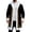 Black, variant on Christmas Cardigan Santa Jacket Coat for Men Hoodies Trim Warm Fashion Claus Adult Suit Outfit