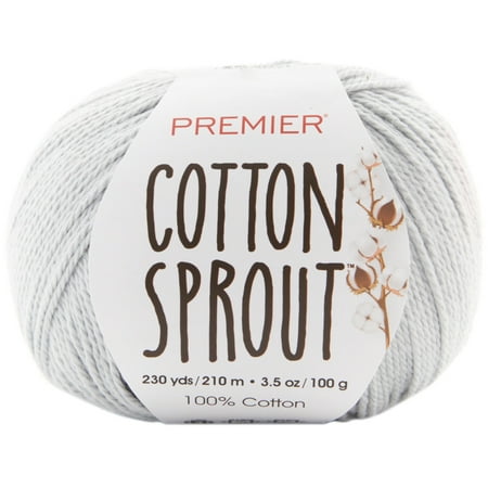 UPC: 0847652096025 | Premier Yarns Cotton Sprout Yarn-Silver
