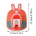 thumbnail image 2 of Less Than 5 Hooks Dormitory Home Multifunctional Cute Cartoon Bathroom Shower Head Holder, 2 of 2