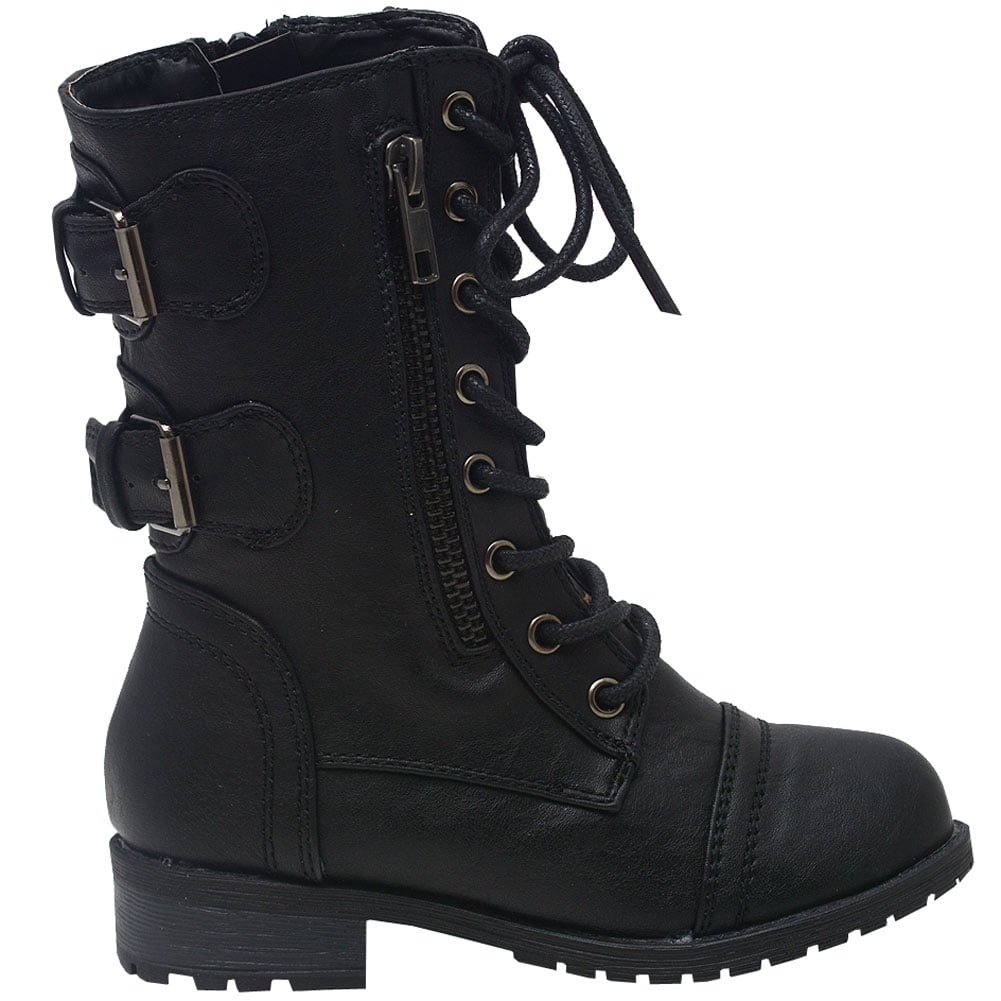 girls zip up boots