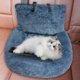 thumbnail image 3 of Un cojín esencial para el dormitorio, asiento de coche para perros, asiento de coche hinchable para perros grandes y pequeños, cama cómoda y fácil de limpiar para mascotas, tapete grueso de viaje, mej, 3 of 4