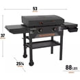 thumbnail image 2 of Blackstone Original 28 Inch Omnivore Griddle 2287 with Hood and Side Shelves, Flat Top Grill, Outdoor Griddle with Blackstone Accessories, Blackstone Griddle Seasoning, Wholesalehome Gloves and Cloth, 2 of 7