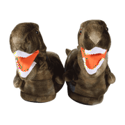 HappyFeet Animal Slippers - T-Rex - Medium