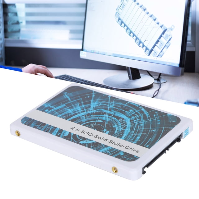 SSD Interno, Unidad Blanca De Plástico SSD De Alta Velocidad De 2,5 Pulgadas Para Computadoras De Escritorio, Portátiles Y PC
