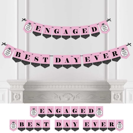 OMG! You're Getting Married! - Engagement Party Bunting Banner - Pink Party Decorations - Engaged Best Day