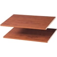 thumbnail image 2 of Easy Track Closet RS1423-CON 24" Cherry Shelves, 2 Count, 2 of 2