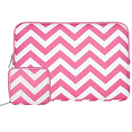 - Mosiso MacBook Sleeve, Canvas Fabric Case Bag Cover Only for New MacBook 12 Inch with Retina Display, Chevron Rose Red