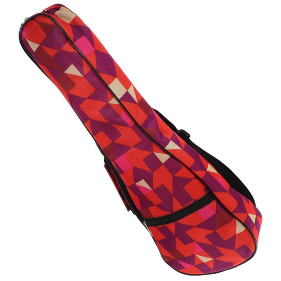 WASHWEPE Ukulele Gig Bag Red Oxford Cloth 1Set Simple Protection