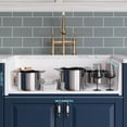 thumbnail image 6 of 36" Fireclay Kitchen Sink, Crestwood Farmhouse Sink, White Fireclay Kitchen sink, Single Bowl Apron Front, Plain Ceramic Farm sink, 6 of 9