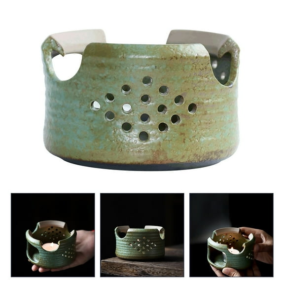 Raindrops  Ceramic Tea Warmer Flickering Warmers Teapot Heating Support Candle Holder