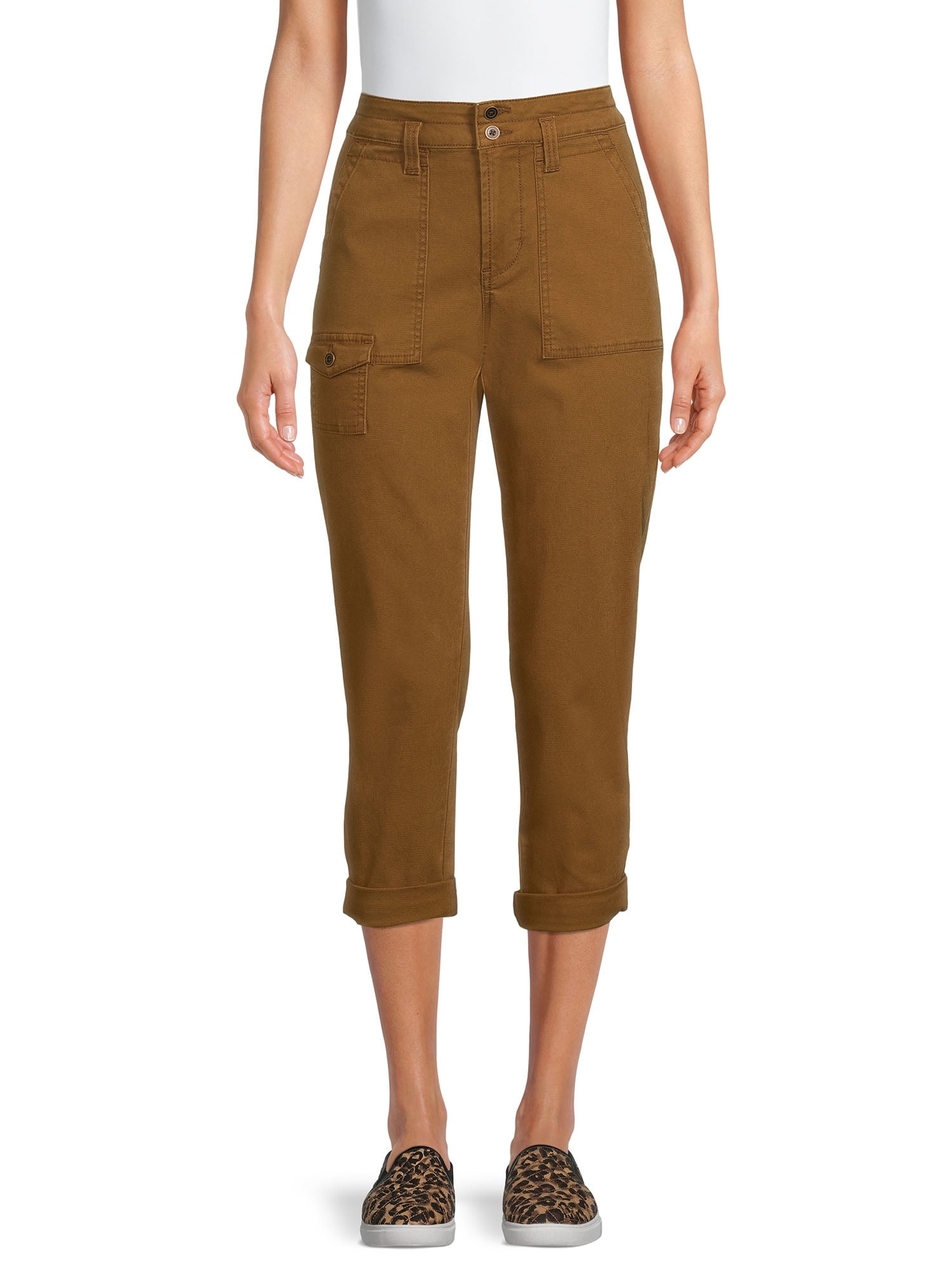 Time and Tru - Time and Tru Women's Cargo Pants - Walmart.com - Walmart.com