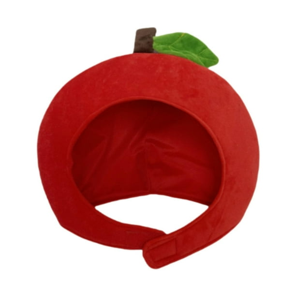 Sombrero de fruta jinwen para disfraz sombrero para representaciones teatrales roles festivales Rojo
