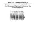 thumbnail image 4 of Zoomtoner Cartouche de Toner laser Compatible Lexmark / IBM MS510DN Lexmark 50F1X00 Noir, 4 of 5