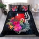 thumbnail image 2 of Juego de Cama Polinesio - Wallis y Futuna Juego de Funda Nórdica Flores Tropicales, 2 of 6