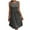 Khaki, variant on Summer Dresses for Womens 2026 Fashion Oversize Round Neck Loose Oversized Dress Solid Color Casual Sleeveless Midi Dress Gift for Women