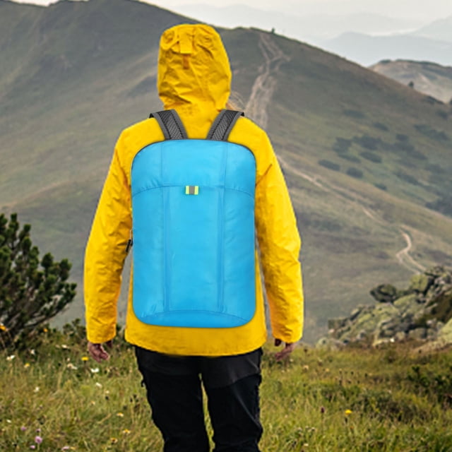 Xihbxyly Mochila de Viaje para Exteriores, Ligera y Portátil, Gran Capacidad, Tirantes Transpirables, Detalles Reflectantes de Seguridad, Ideal para Senderismo y Deportes, Tela de Nailon, Tamaño 25 X