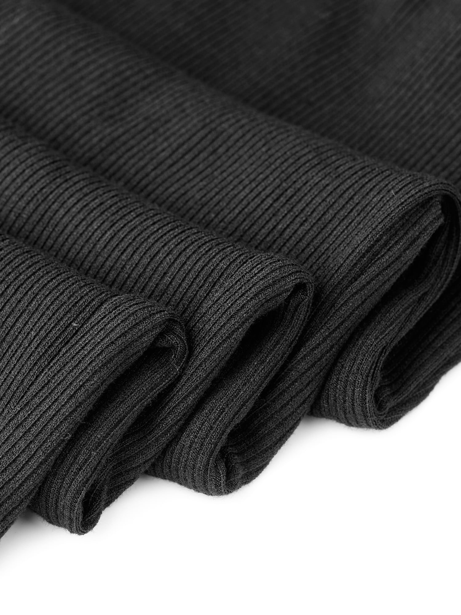 DARING DIVA Women's Casual Sleeveless Crew Neck Wide Leg Pants XL Black