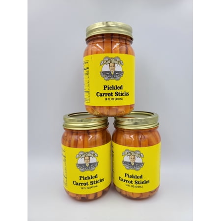 Todd Bosley's World Famous Pickled Carrot Sticks 3 Pack