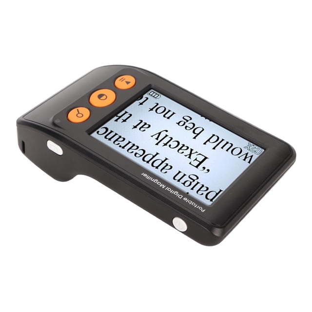 Electronic Reading Aids, 2X-25X Magnification ABS 3.5in LCD 8 Color Modes Video Digital Magnifier Easy Operation for Newspaper