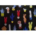 thumbnail image 5 of oneOone Cotton Silk Fabric Leaves & Floral Block Decor Fabric Printed BTY 42 Inch Wide, 5 of 5