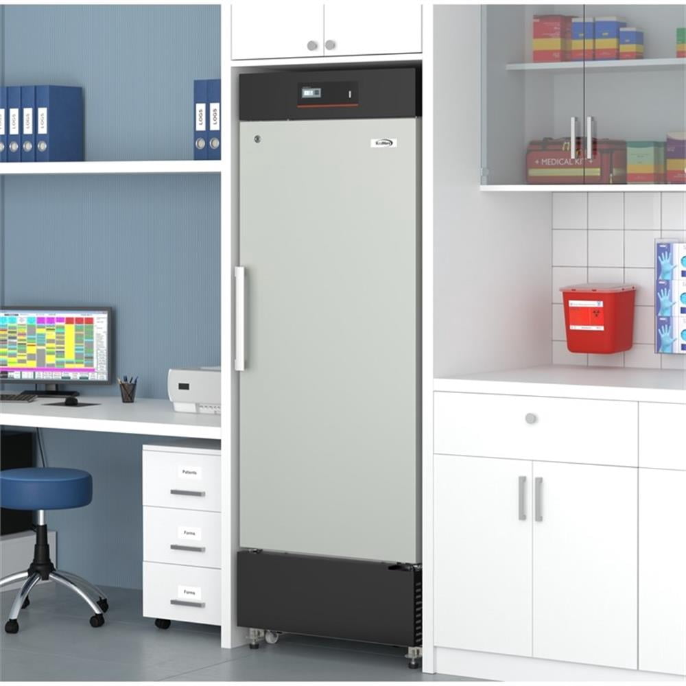 Pemberly Row 27" -25 C Upright Medical Freezer For Pharmacy/Laboratory in Silver