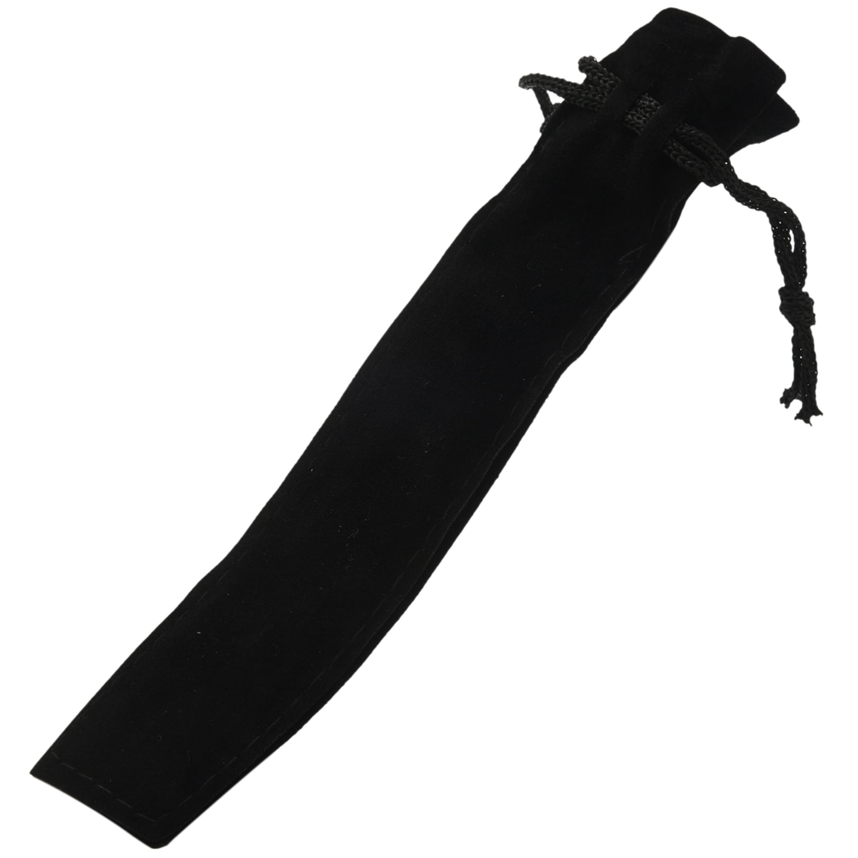 300 Pcs Black Velvet Pen Pouch Sleeve Holder Single Pen Bag Case Pencil Bag