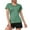 Army Green, variant on Moonker Womens T Shirts 2025 Under $10 Women V Neck Short Sleeve Moisture Wicking Athletic Shirts Sport Activewear Top