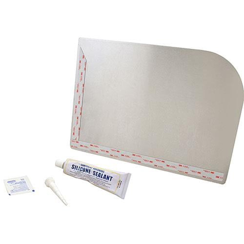 Mavrik - 1171528 - Right Hand Sink Splash Guard Kit 12" H x 15" D