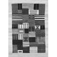 thumbnail image 1 of Ahgly Company Indoor Rectangle Abstract Gray Contemporary Area Rugs, 2' x 4', 1 of 1