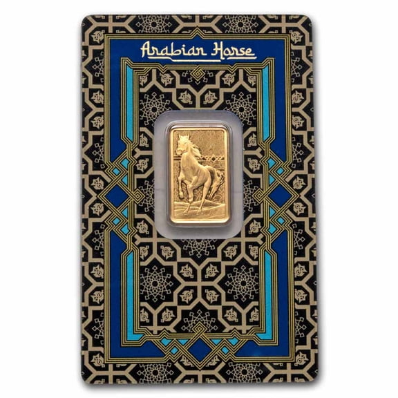 5 gram Gold Bar - PAMP Arabian Horse