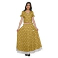 thumbnail image 2 of Moomaya Printed Elegant Crop Top And Long Skirt Set Ethnic Dresses For Women, 2 of 6