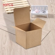 Daisyyozoid Wholesale Kraft Paper Box Folding Candy Box Christmas Wedding Candy Box Cupcake Boxes 50PC