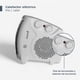 thumbnail image 2 of Calefactor Ventilador Calentador Eléctrico Voltio 1500W Portatil blanco, 2 of 8
