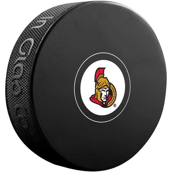 Ottawa Senators Unsigned InGlasCo Autograph Model Hockey Puck