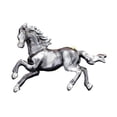 thumbnail image 2 of SmartBy Brooch Pin Retro Enamel Horse Design Badge Clothes Hats Bags Scarves Collar Lapel Brooch Artistic Accessory, 2 of 7