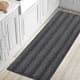 thumbnail image 1 of Alfombra de baño H.VERSAILTEX, extra larga, absorbente, gris, 1 of 6