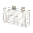 thumbnail image 2 of Organizador de puertas de armario de cocina, cestas colgantes para puertas de armario, acero al carbono estable Blanco L, 2 of 7