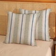 thumbnail image 3 of Blue Sage Green Pillow Covers 18x18 Inch Set of 2 Boho Striped Polka Dot Decorative Throw Pillow Covers Modern Abstract Geometry Outdoor Pillow Cases Linen Cushion Cases Decor for Sofa Couch, 3 of 8