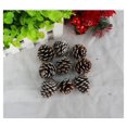thumbnail image 5 of Xihbxyly Conos para Árbol de Navidad, 18 Piezas de Adornos de Madera, Adornos Colgantes, Perfectos para Decoración Del Hogar, La Oficina, La Escuela, Coronas y Árboles Navideños, Tamaño de 3-4 Cm, 5 of 5