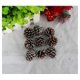 thumbnail image 5 of Conos para Árbol de Navidad, 18 Piezas de Adorno de Madera, Adornos Colgantes, Decoración Perfecta Del Hogar, La Oficina, La Escuela, Coronas y Árboles Navideños, Tamaño de 3-4 Cm, 5 of 5