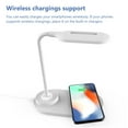 thumbnail image 3 of Graflsoa 10W Fast Wireless Charging Night Light with 3-Level Touch Control, USB Cable Included, White - Eye-Friendly Dimmable Desk Lamp for Smartphones, 3 of 6