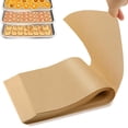 thumbnail image 1 of 200 Pcs Tapis de Séchage pour Récolte, Tapis de Cuisson Antiadhésifs, Papier Parchemin Jetable Compatible avec les Plateaux de Séchage (Moyen - 17 Pouces x 6.8 Pouces), 1 of 8