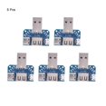 thumbnail image 3 of Filfeel Plaque Adaptateur USB 5 Ports Convertisseur USB Multiprise vers Prise USB Micro-USB, 3 of 8