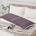 thumbnail image 6 of Blue Star Red Striped Body Pillow Cover 20 x 54 Inch Decorative Pillow Cover Independence Day Stripes Lumbar Pillowcase Seasonal Rectangle Cushion Case for Couch Sofa Bed Living Room, 6 of 9