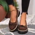 thumbnail image 6 of Bkhluea Women Knotted Platform Loafer Shoes Slip On Comfortable Footwear For Office Work Daily Casual Outdoor Activities, 6 of 7