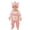 Pink, variant on GobdXE Baby Girls 3 Piece Outfit Print Long Sleeve Top Overalls Hat Princess Clothes Set Pink,12-18 Months