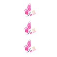 thumbnail image 1 of Vogacara Doll Seat Children Gifts with DIY Bike Decals Kids Decoration for Girls Type1 NO1, 1 of 6