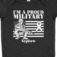 thumbnail image 4 of Inktastic Proud Military Nephew Red Friday Boys Baby Bodysuit, 4 of 5